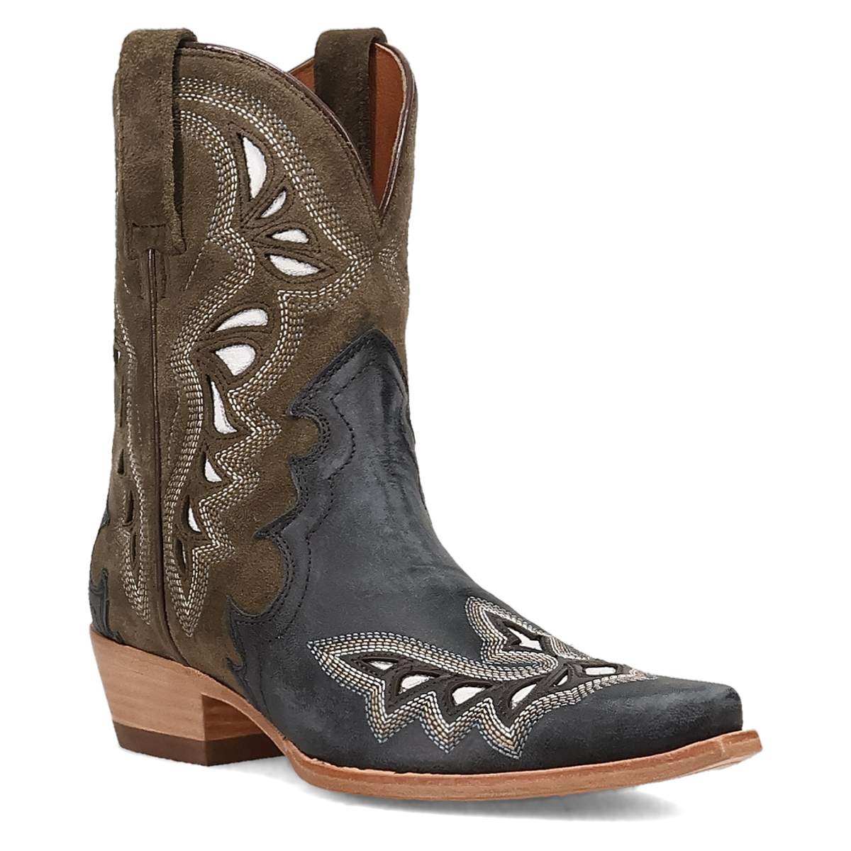 haven leather bootie