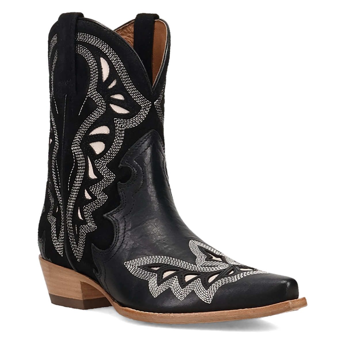 haven leather bootie