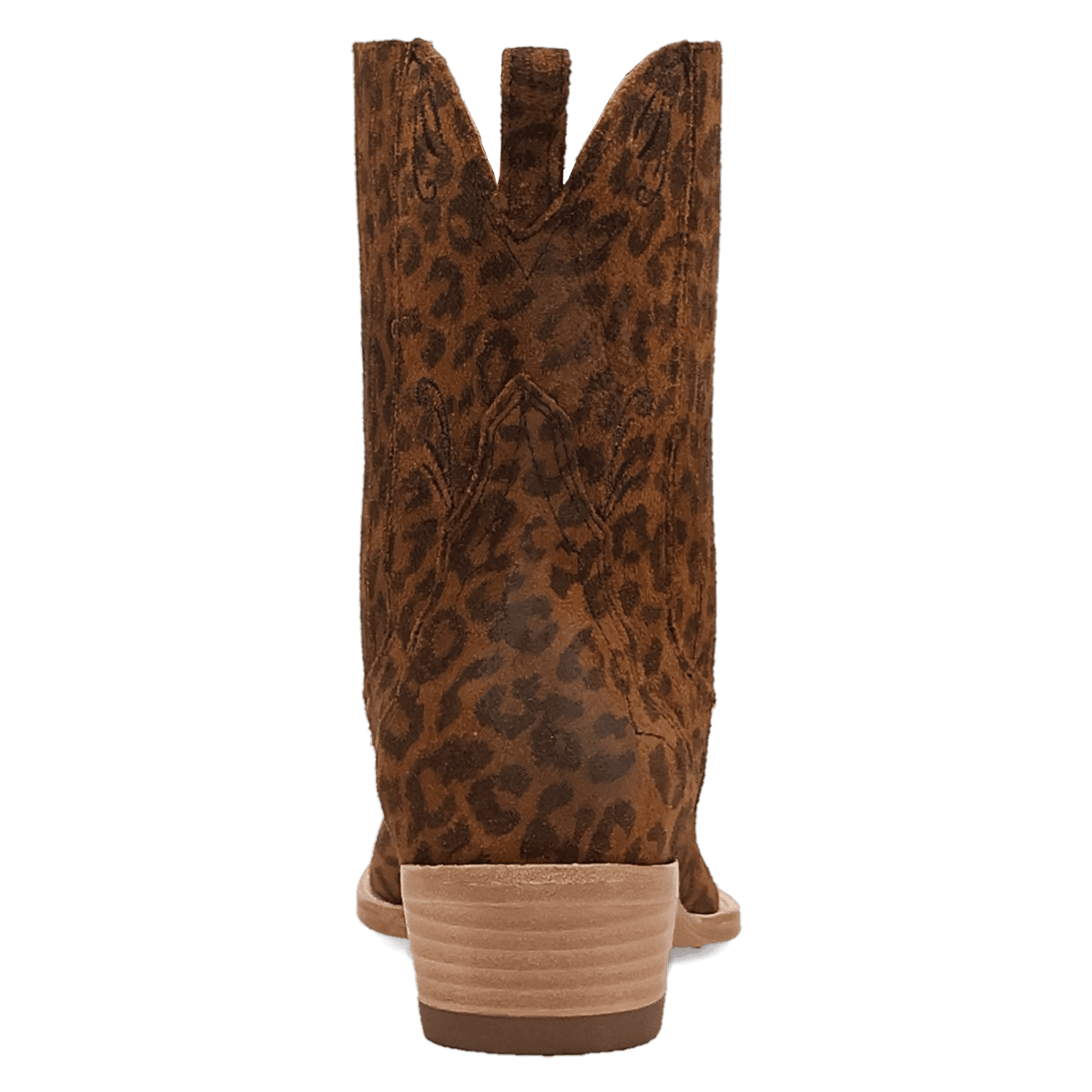 feral suede leather bootie 180 degree back angle