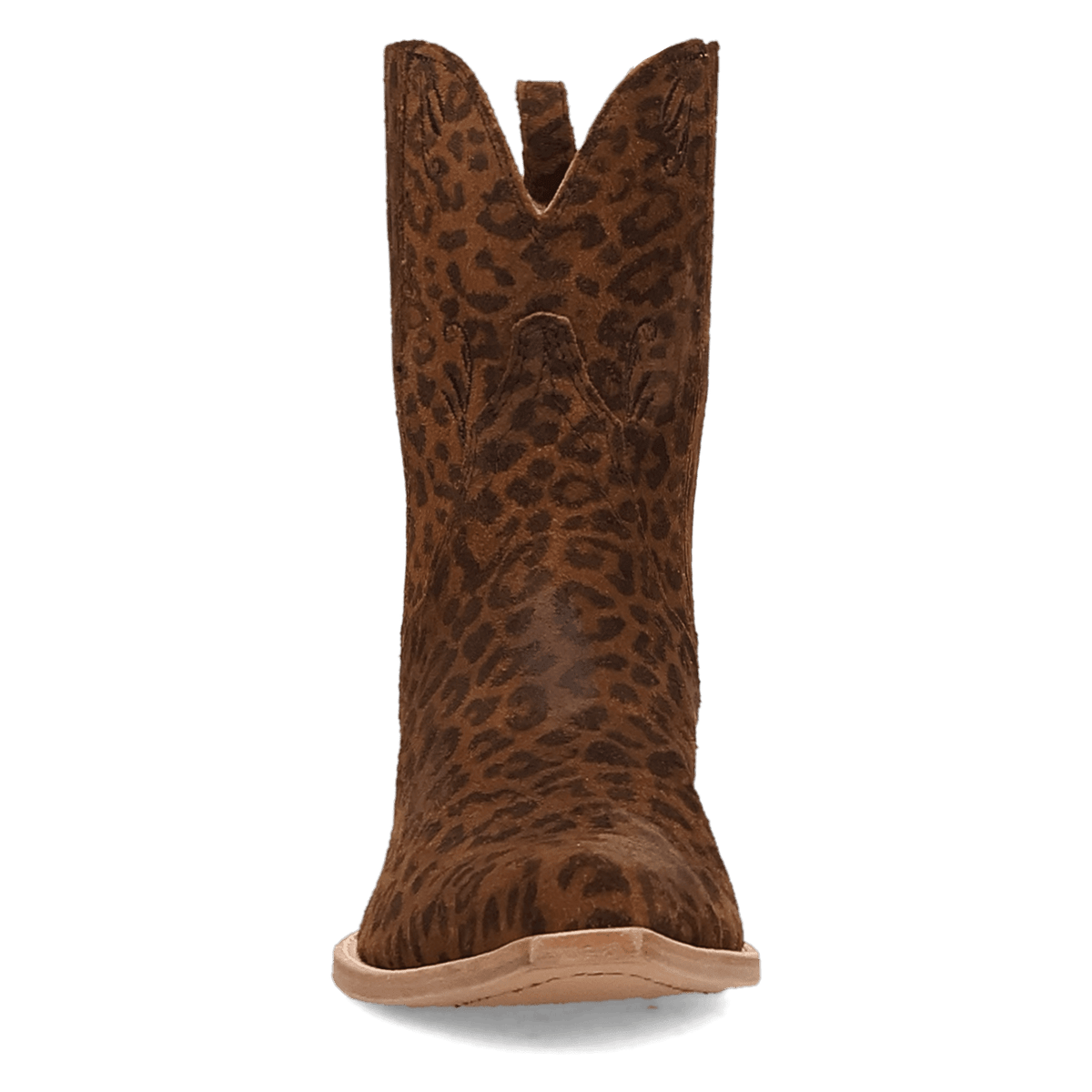 feral suede leather bootie front angle