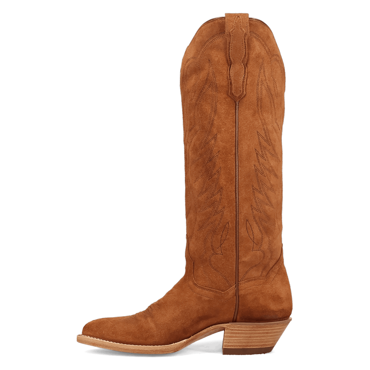 neon prairie suede leather boot 135 degree outside angle