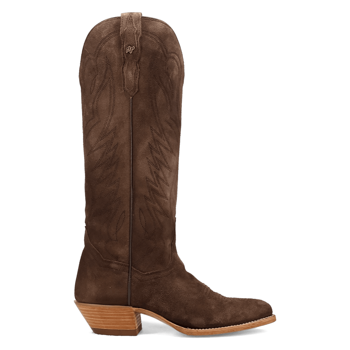 neon prairie suede leather boot 90 degree inside angle