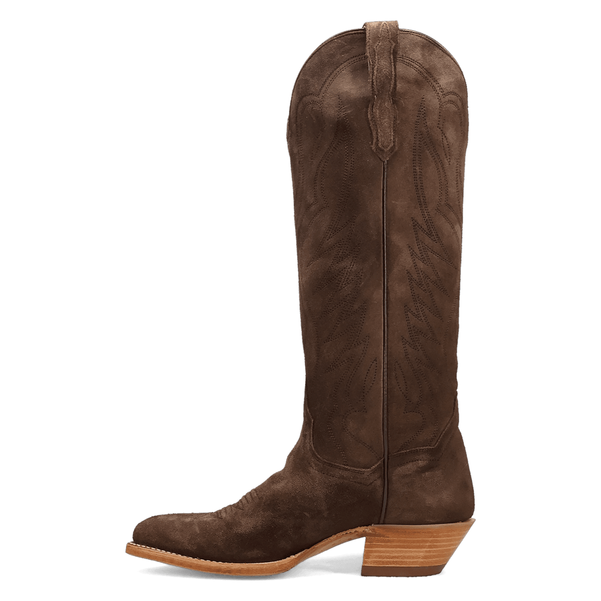 neon prairie suede leather boot 135 degree outside angle