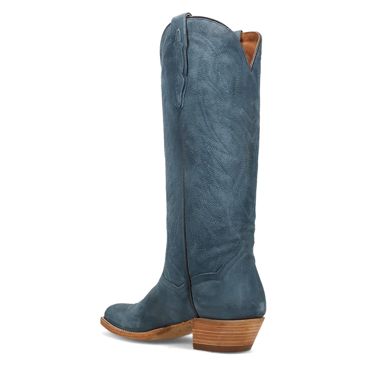 neon prairie suede leather boot