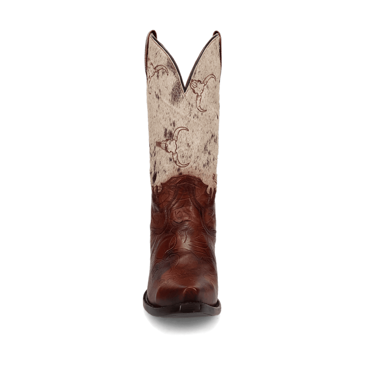 RODEO HAIR ON LEATHER BOOT Image