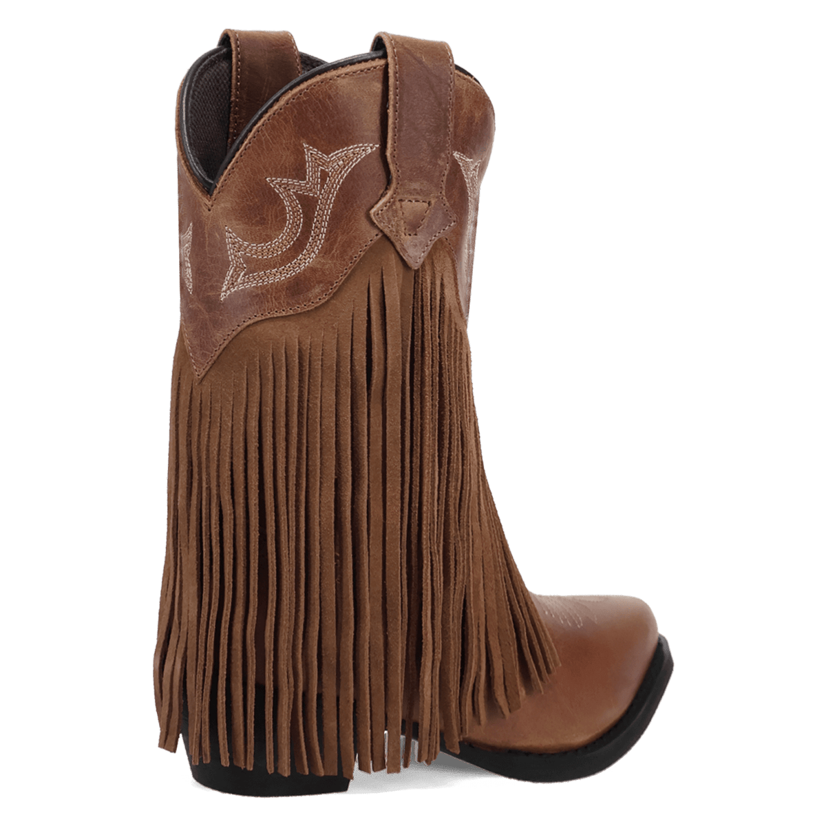 happy trails leather children's boot 315 degree angle