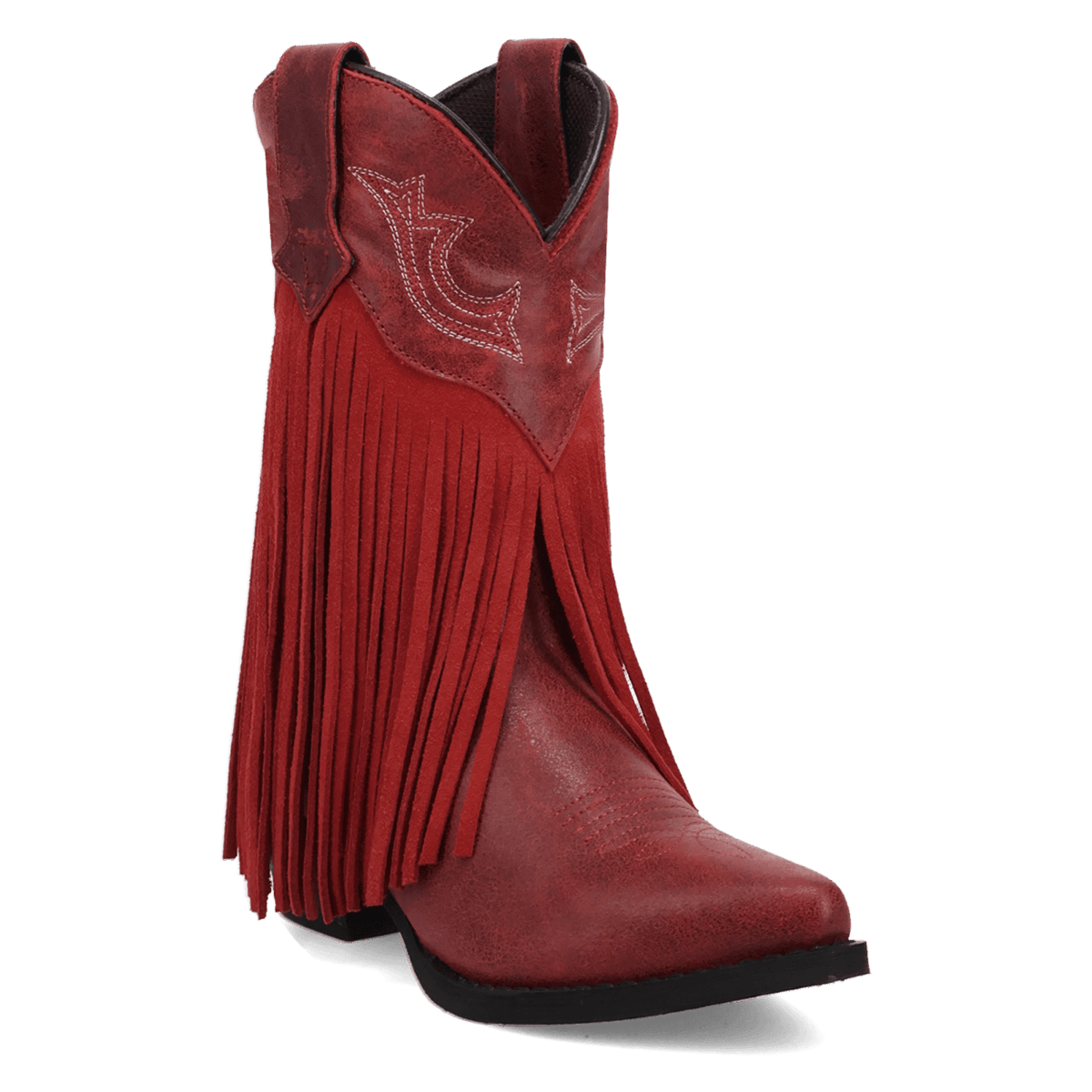 happy trails leather children's boot 45 degree angle