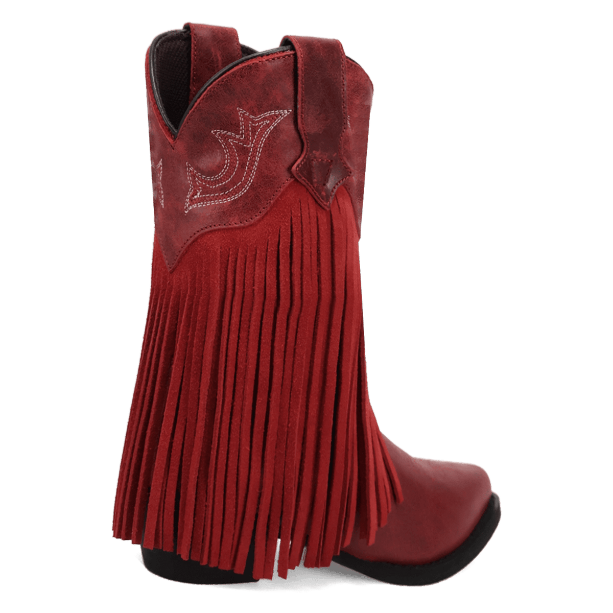 happy trails leather children's boot 315 degree angle