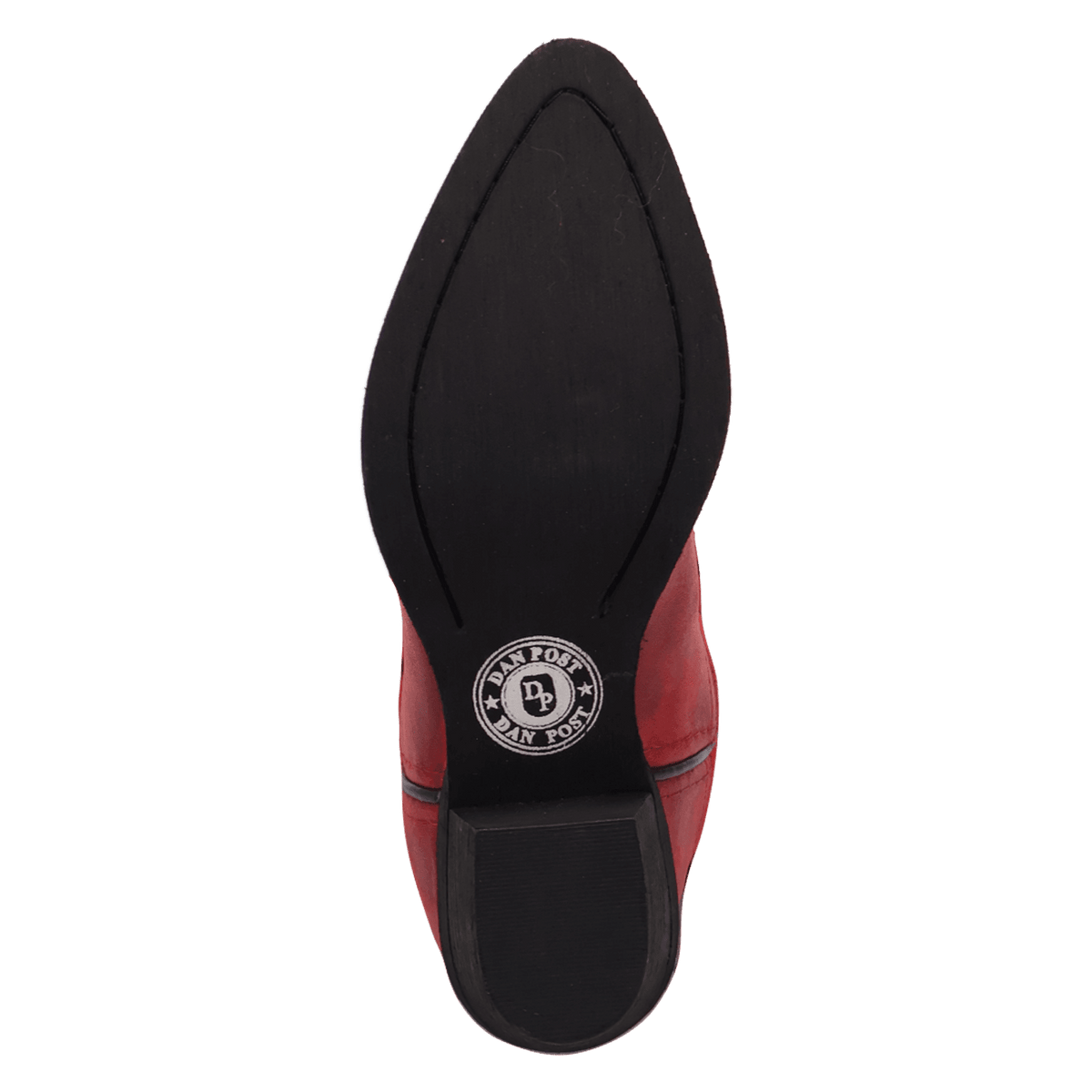 happy trails leather children's boot outsole angle