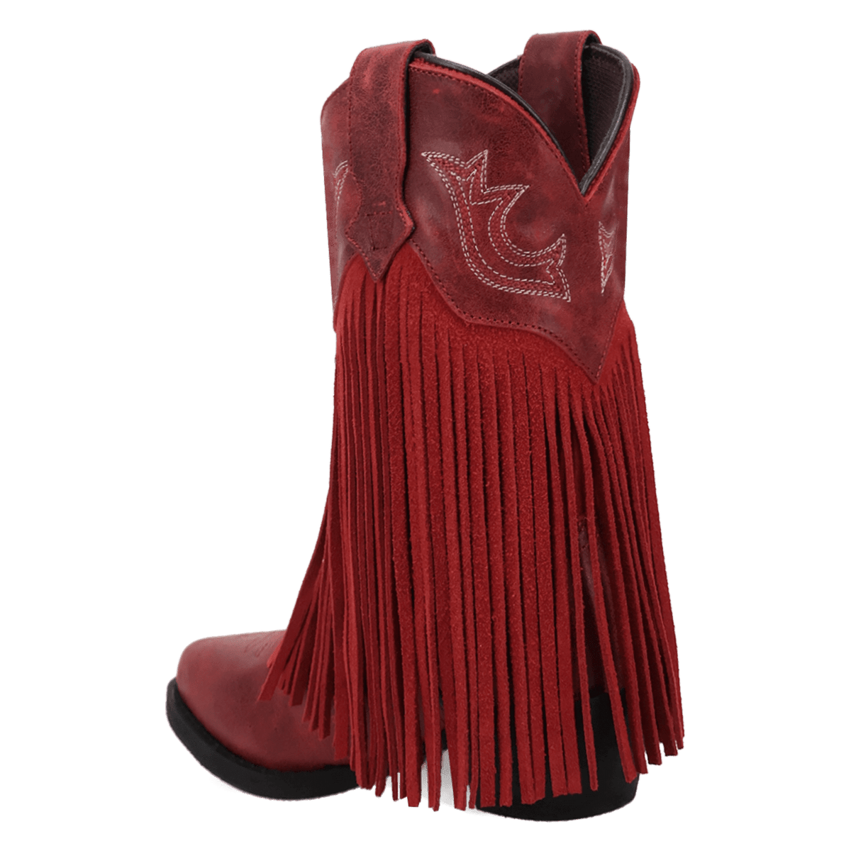 happy trails leather children's boot 270 degree angle