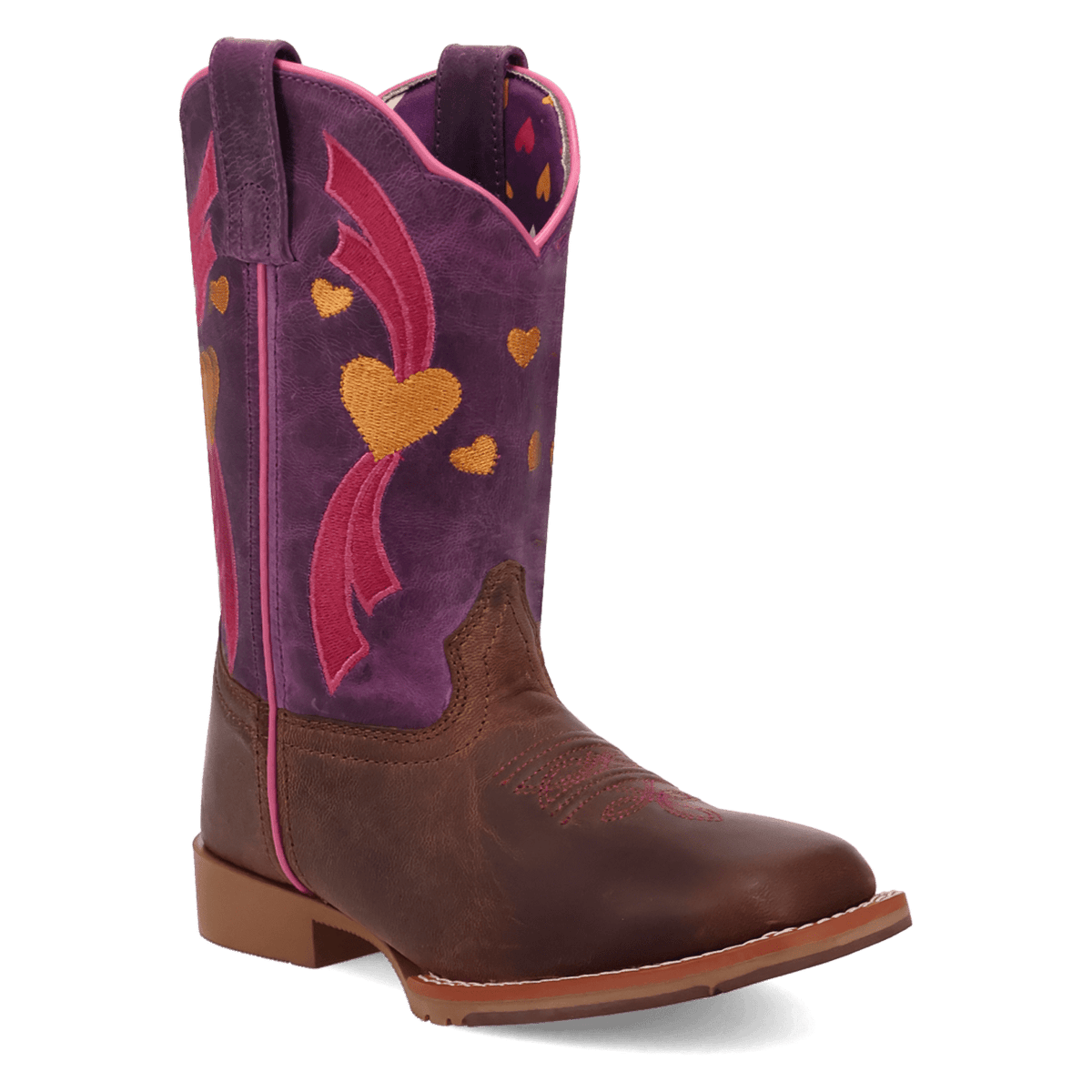 lottie leather children's boot 45 degree angle