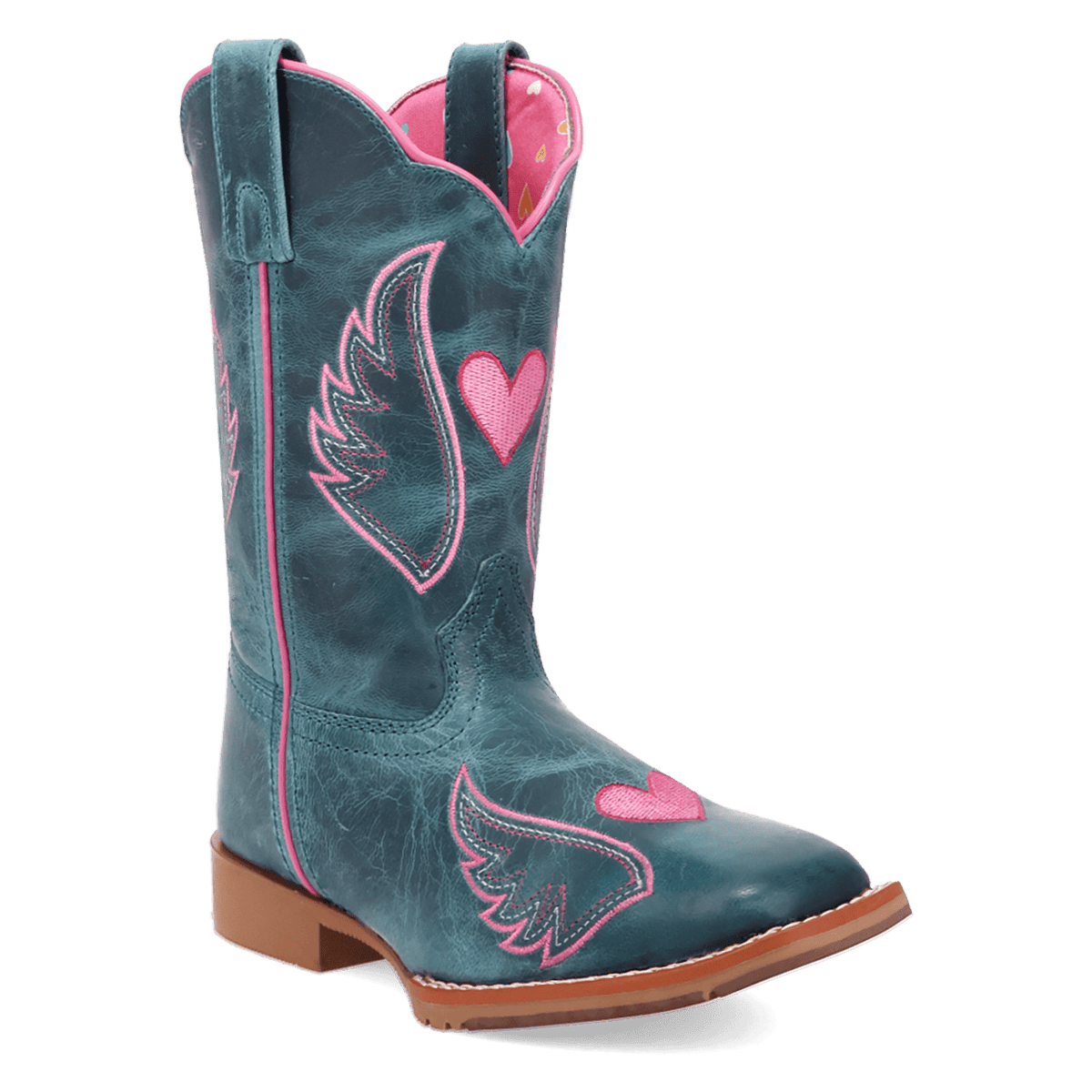 sweet caroline leather children's boot 45 degree angle
