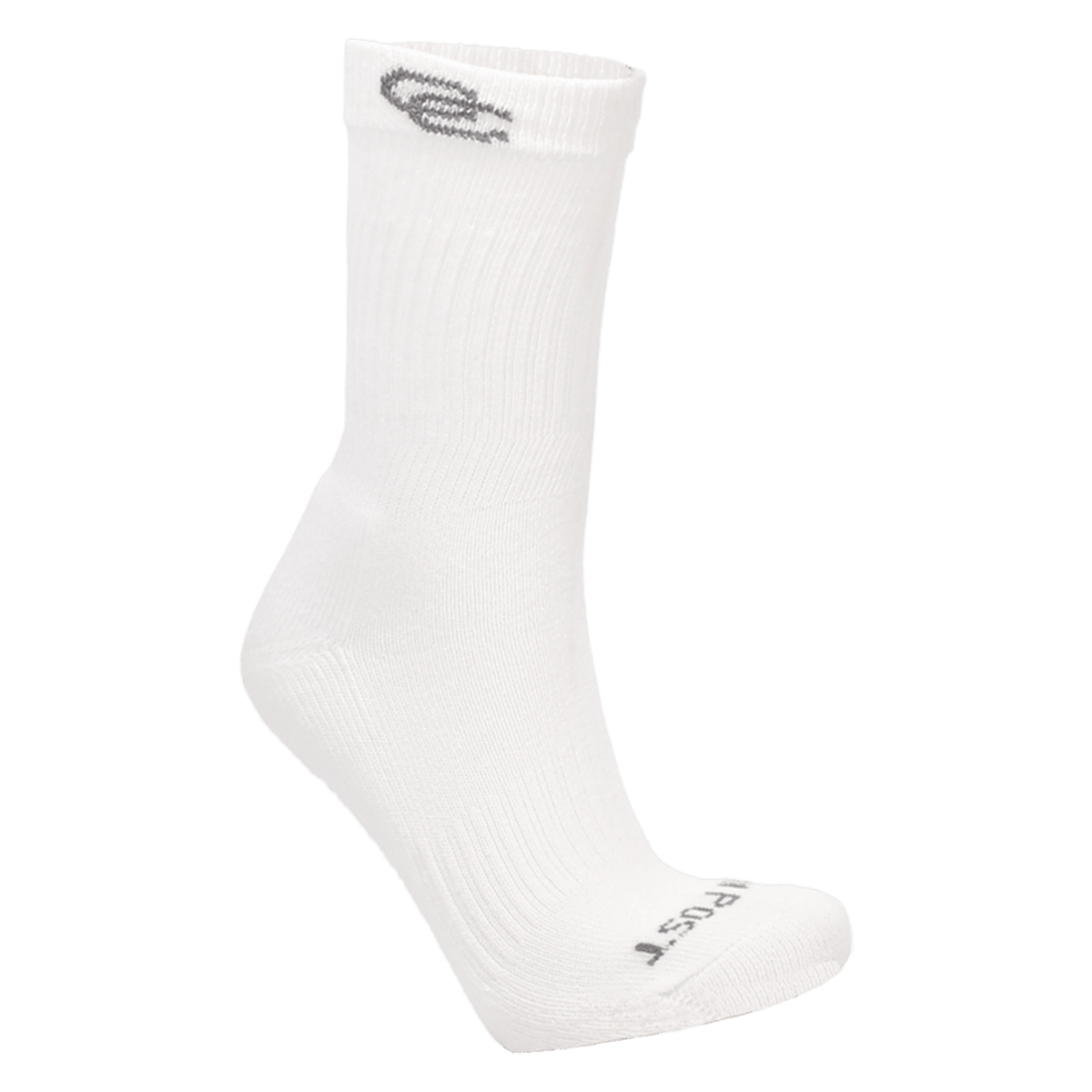 MEN'S CREW LITE WHITE SOCKS Image