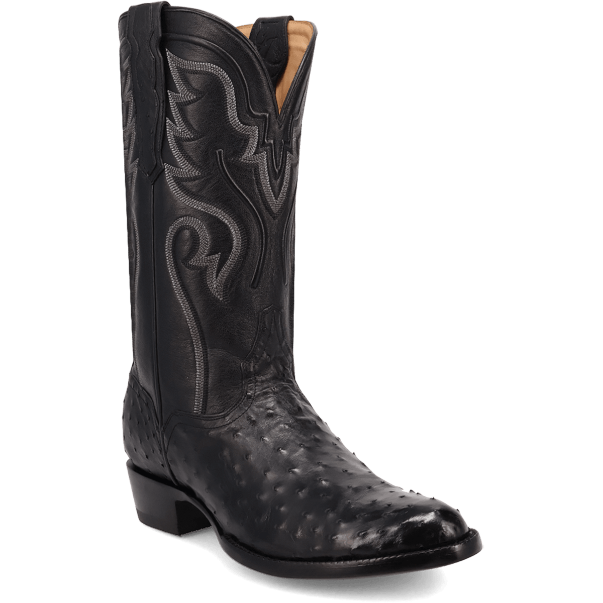 stanford full quill ostrich boot - dan post boots