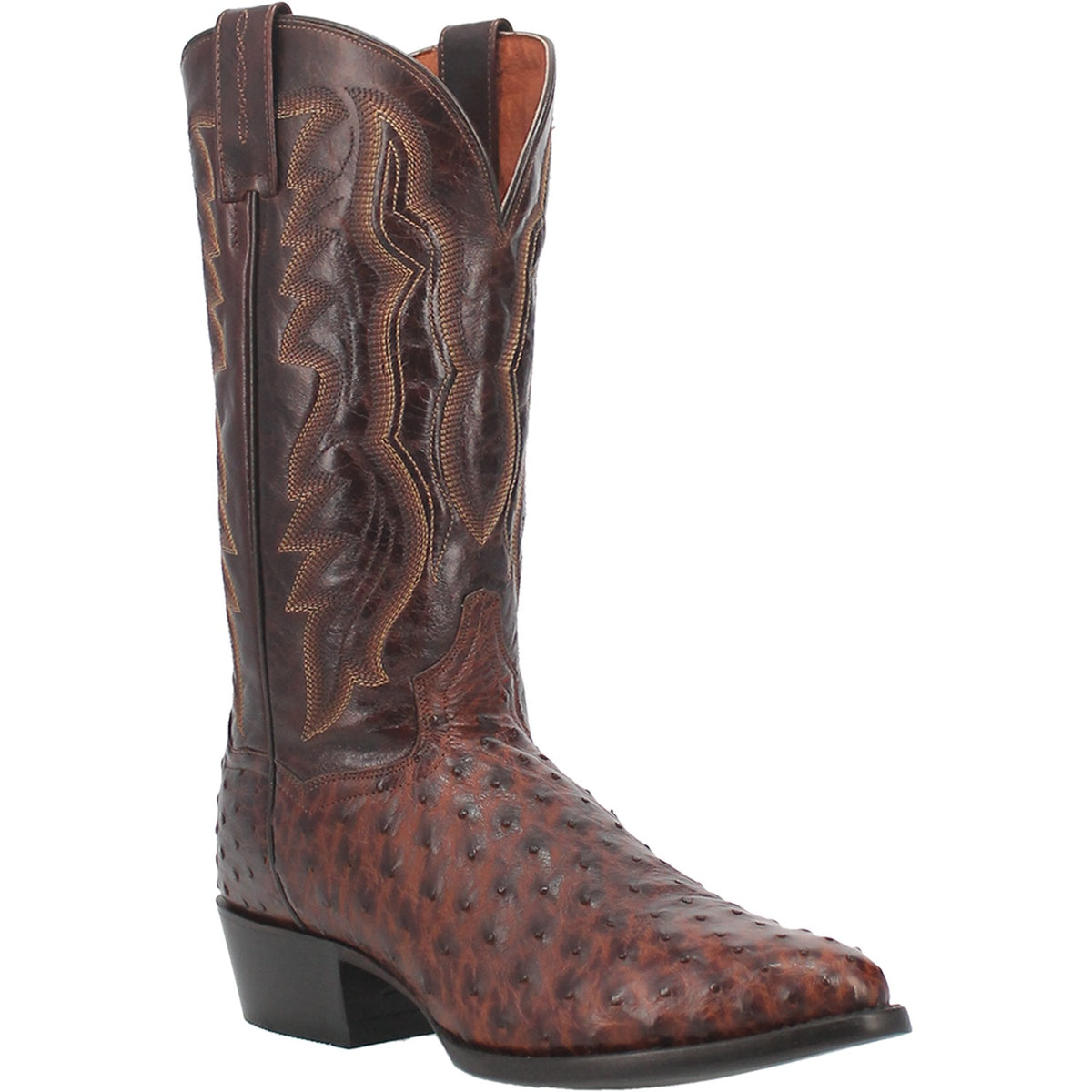 PERSHING FULL QUILL OSTRICH BOOT Cover